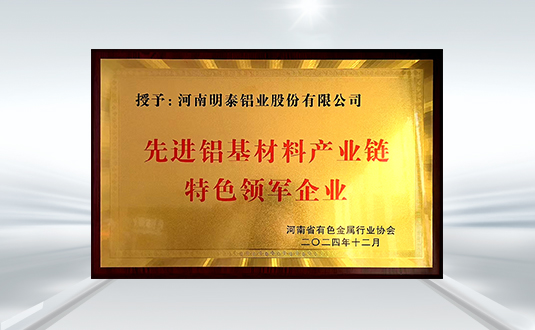 先進鋁基材料產業(yè)鏈 特色領軍企業(yè)